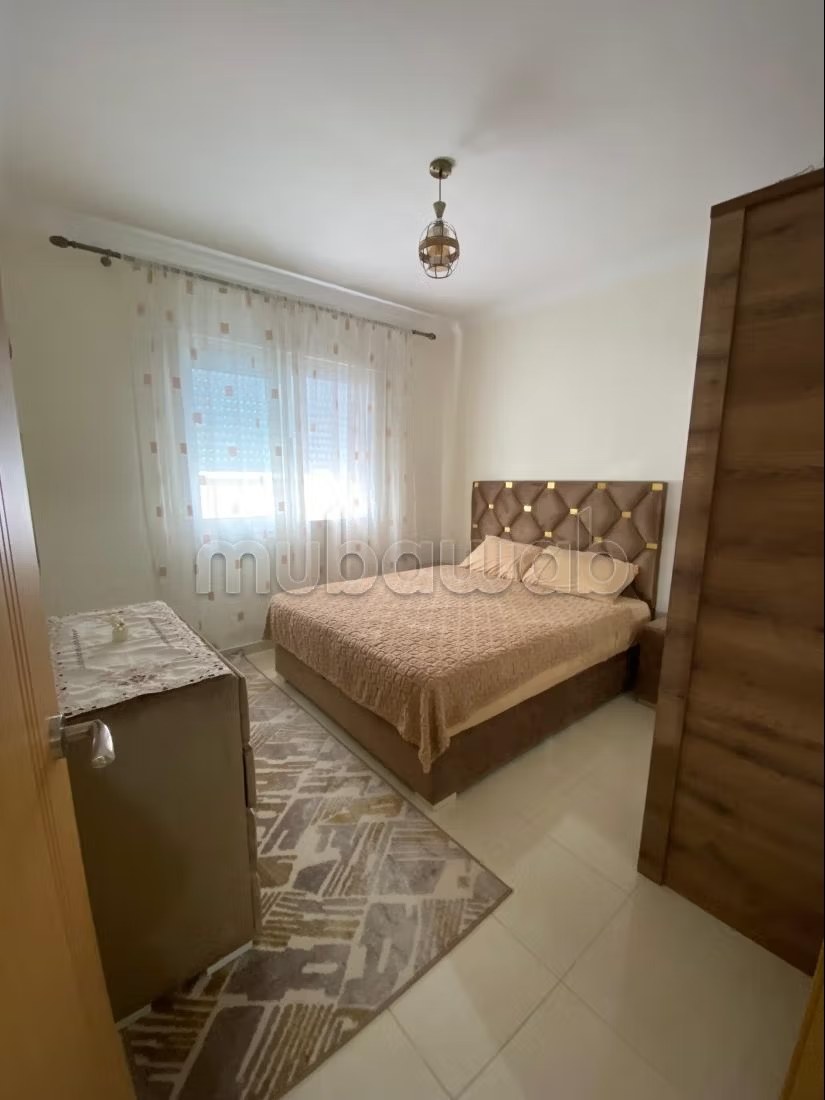 Location saisonnière à Marjane.
Superficie 55 m².
Salon Marocain, sécurité