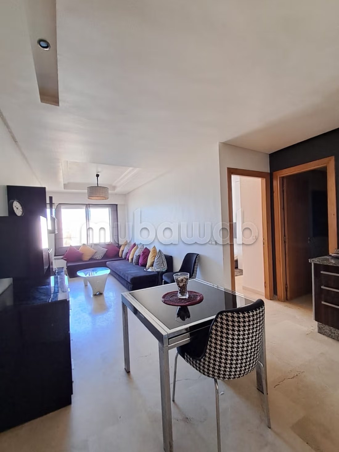 Location d'un appartement à Maârif Extension. Surface totale 48 m². Antenne parabolique et Porte blindée - Photo 5