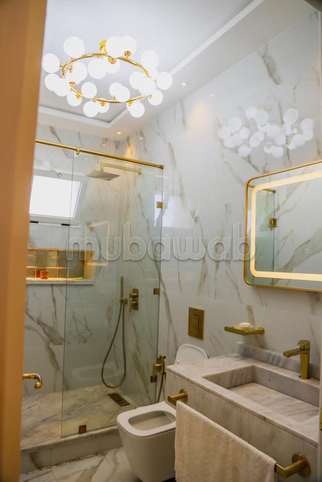 Location d'un appartement à Le boulevard Mohammed V. 2 grandes pièces. Porte blindée et parabole - Photo 7