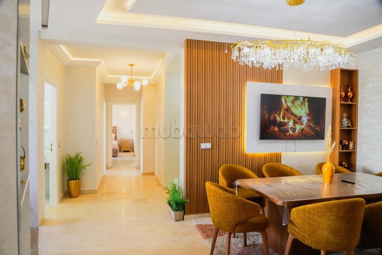 Location d'un appartement à Le boulevard Mohammed V. 2 grandes pièces. Porte blindée et parabole - Photo 8