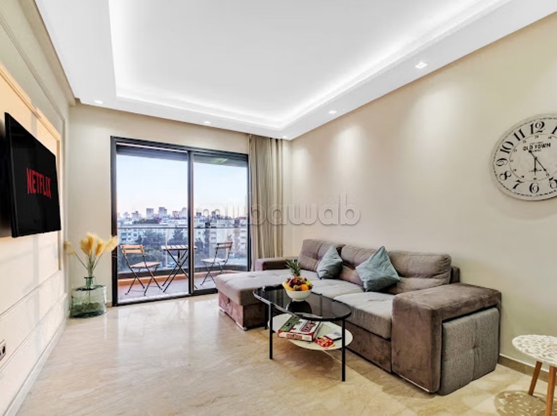 Appartements à louer à Plateau Al Batha. 2 pièces confortables. Chauffage central et porte blindée - Photo 12