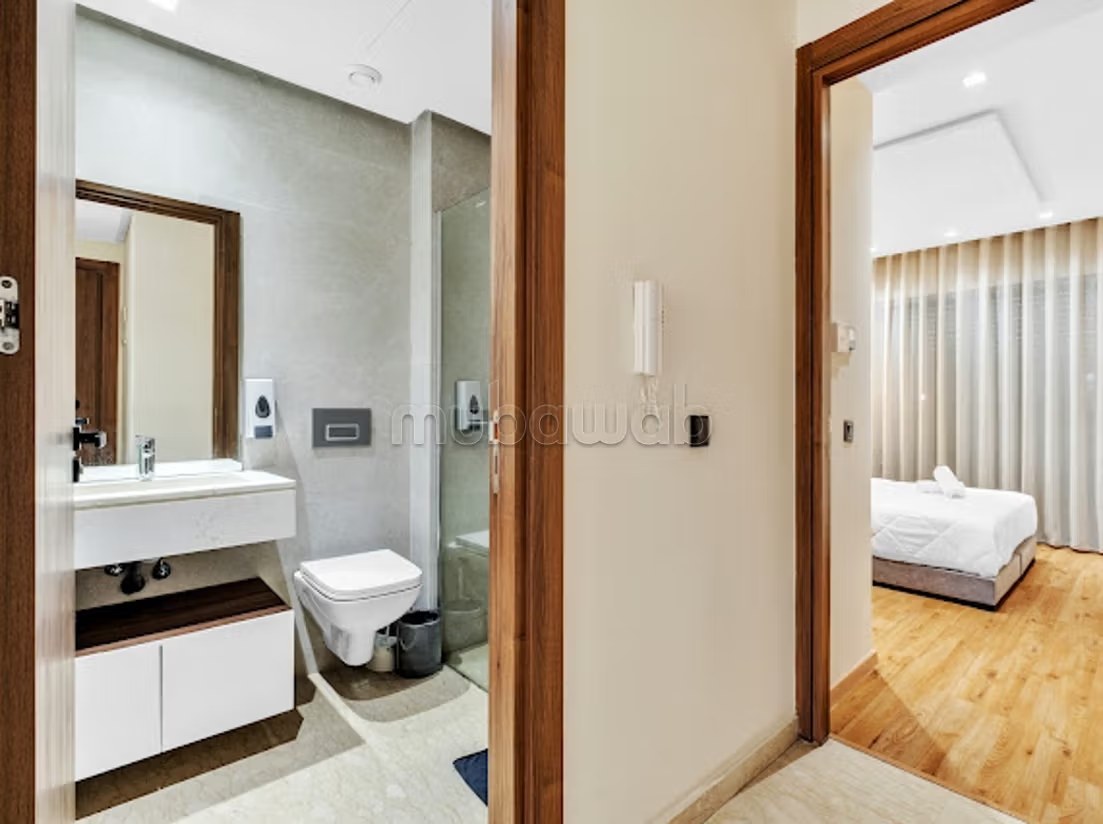 Appartements à louer à Plateau Al Batha. 2 pièces confortables. Chauffage central et porte blindée - Photo 15