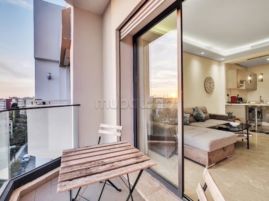Appartements à louer à Plateau Al Batha. 2 pièces confortables. Chauffage central et porte blindée - Photo 9