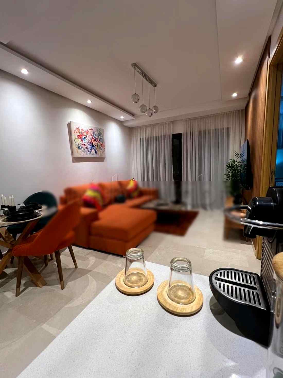 Appartement de vacances à louer à Maârif. Superficie 50 m². Porte blindée et chauffage central - Photo 7