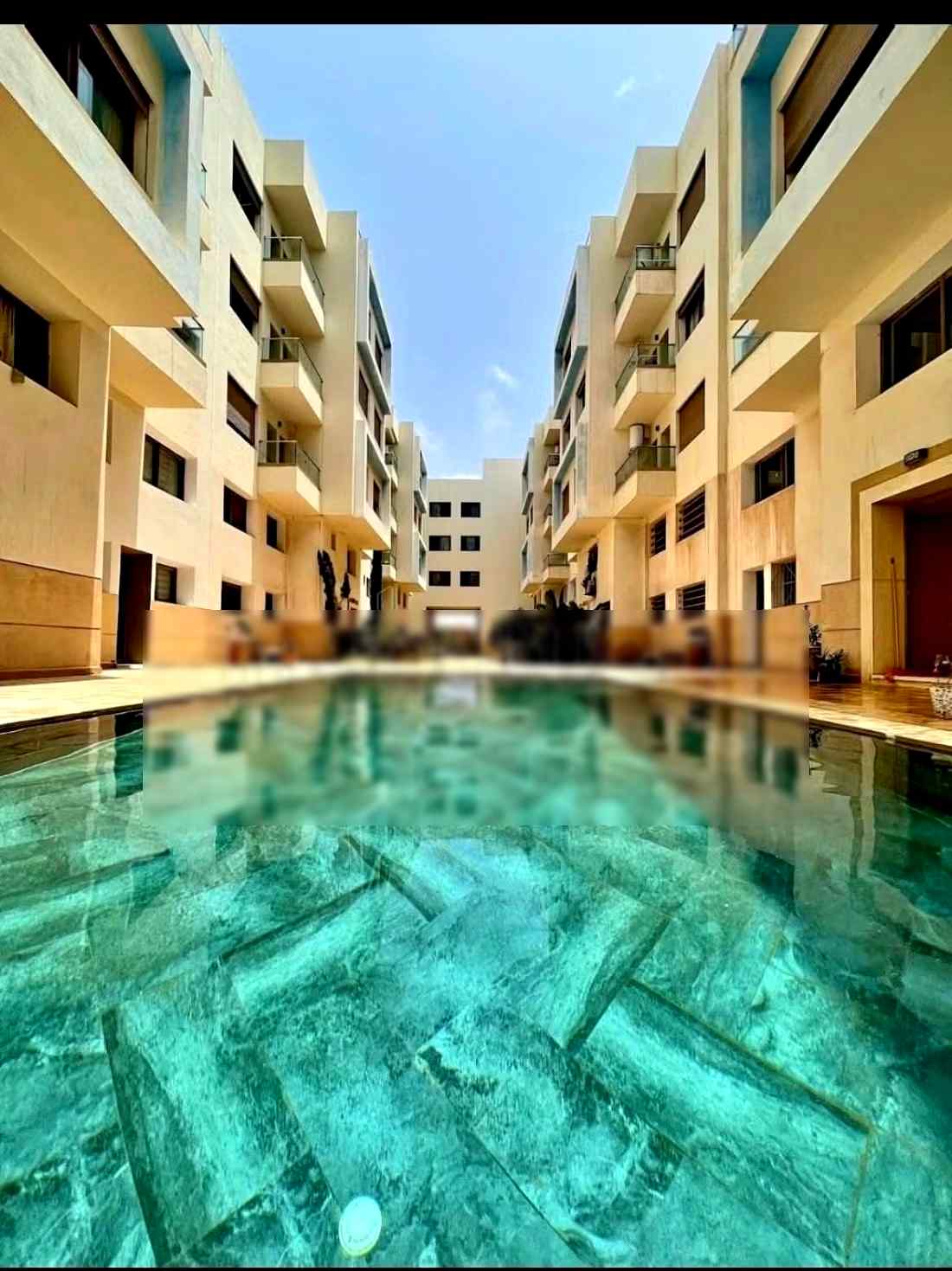 Location d'un appartement à Le boulevard Mohammed V. 
Surface de 85 m². 
Nombres minimum de nuits 2