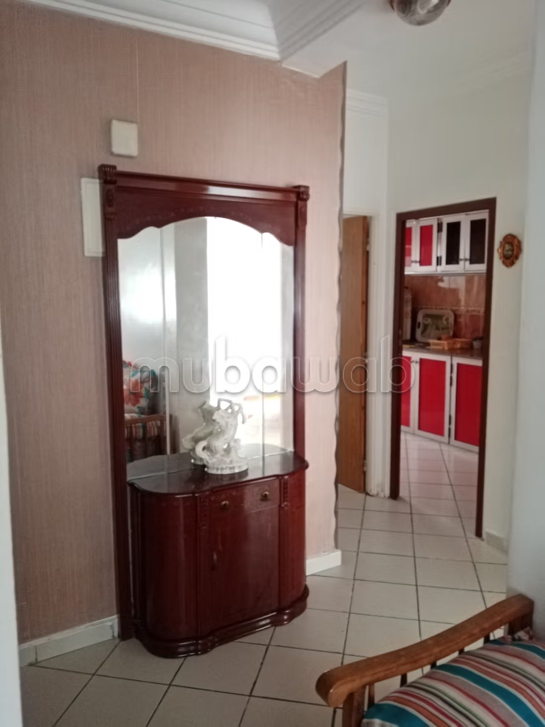 Appartements à louer à Martil. 
Surface totale 60 m². 
Salon Marocain, sécurité