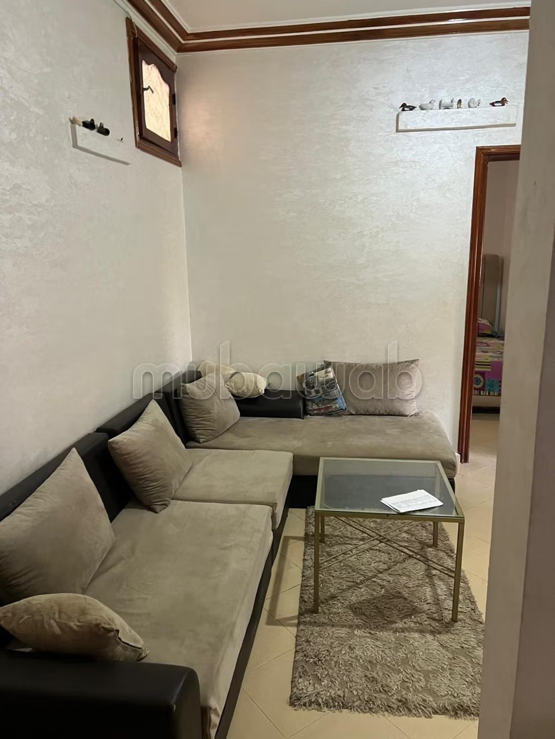Location d'un appartement à Marjane. 2 pièces confortables. Cuisine bien équipée