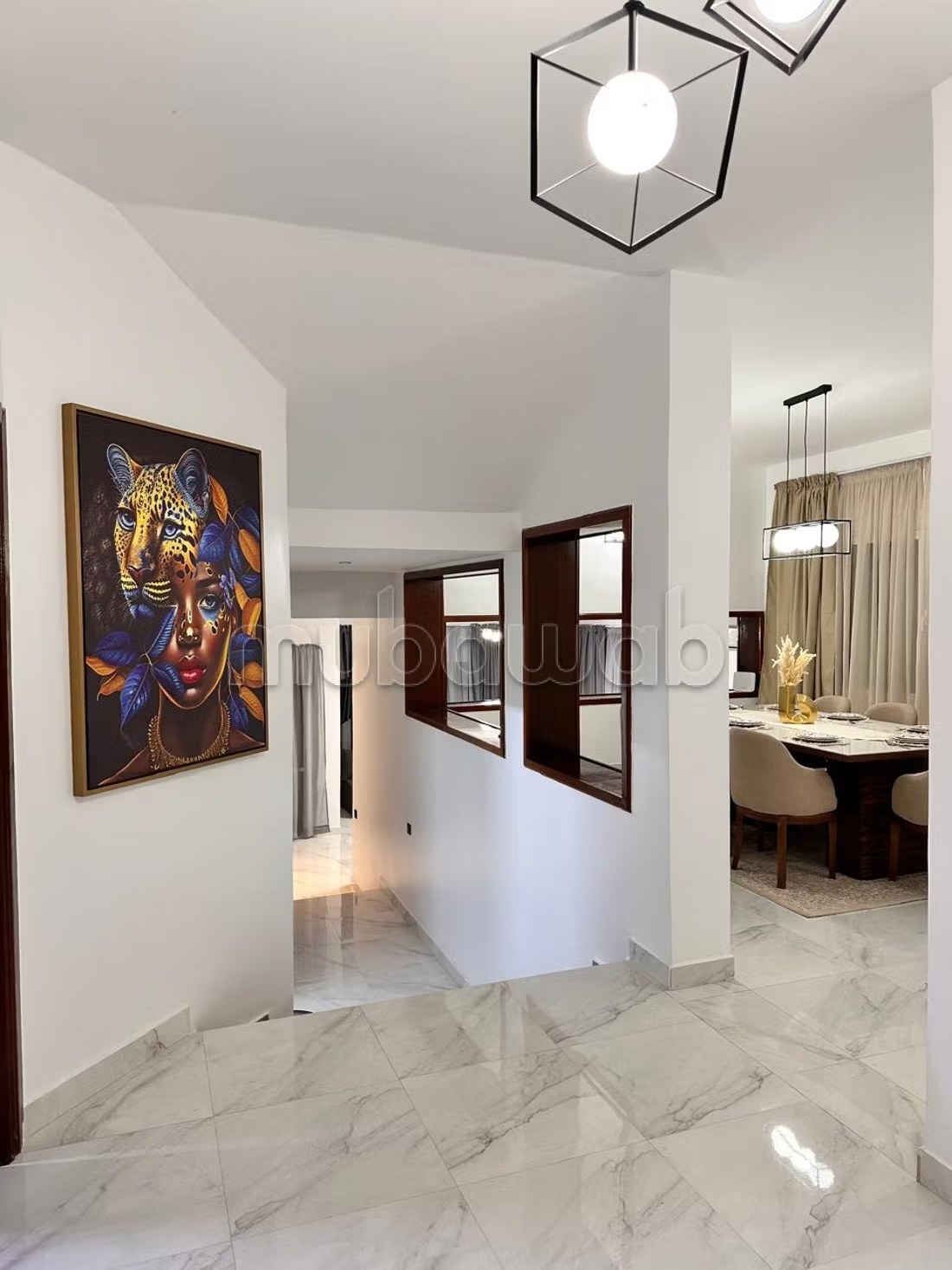 Location saisonnière villa haut standing à Malabata. 5 grandes pièces. Salon Marocain, sécurité - Photo 12