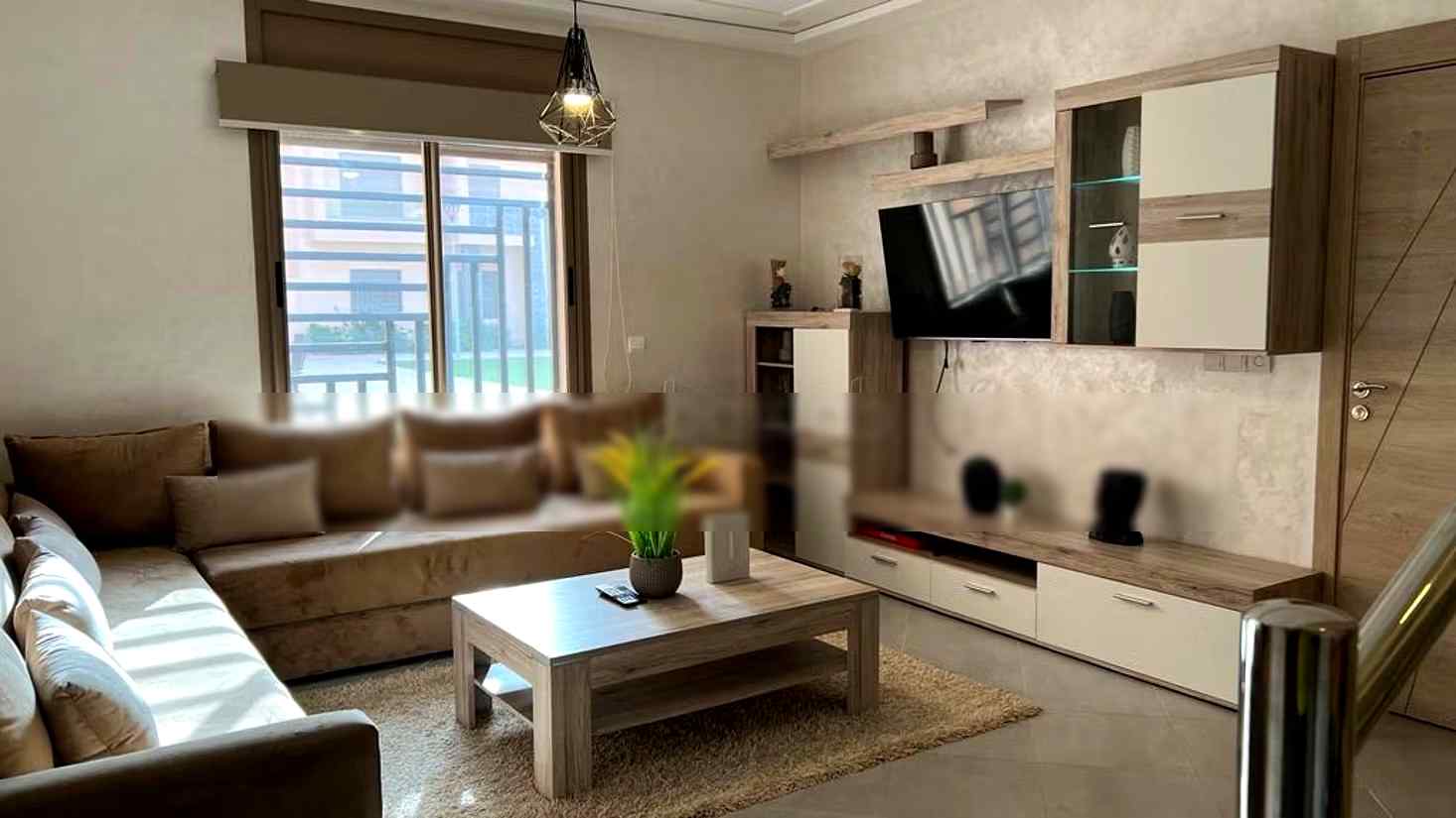 Location d'un appartement à Saïdia. 
2 chambres. 
Environnement calme avec vue montagne, double vitrage - Photo 3