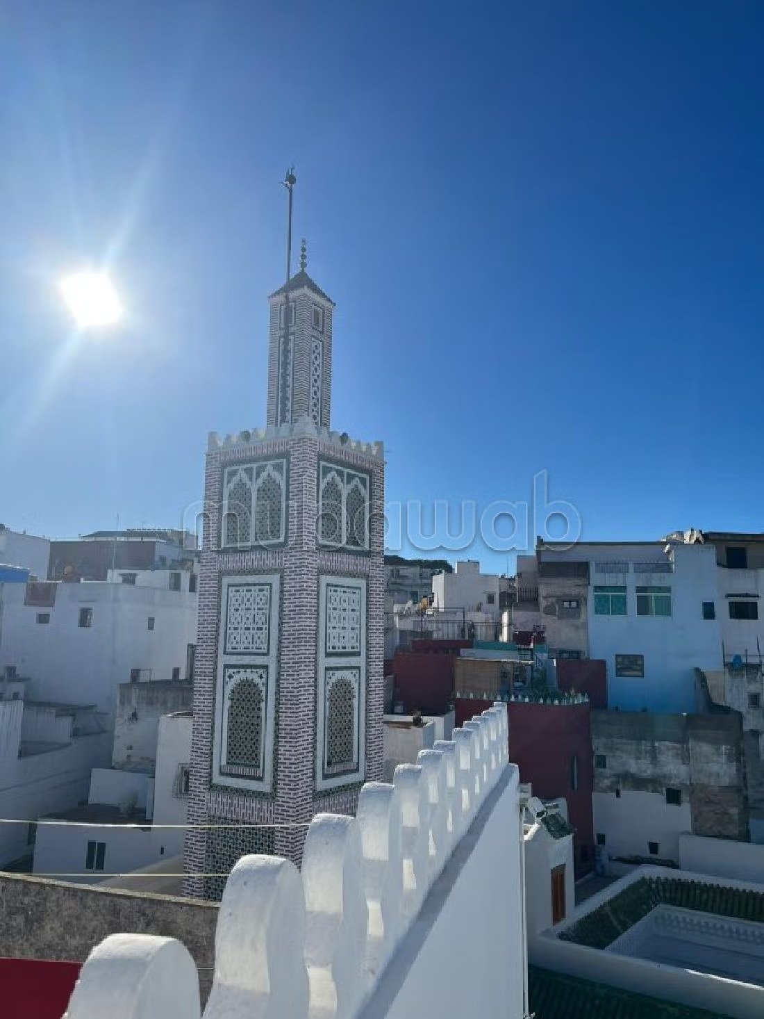 RIAD entièrement rénové avec terrasses et vue mer, ancienne médina de Tanger