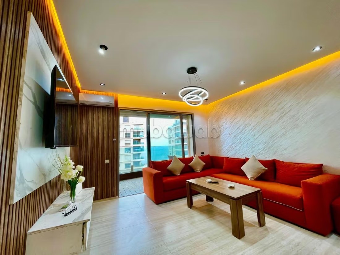Appartements à louer à Casablanca Marina. 3 pièces. Vue imprenable sur la mer