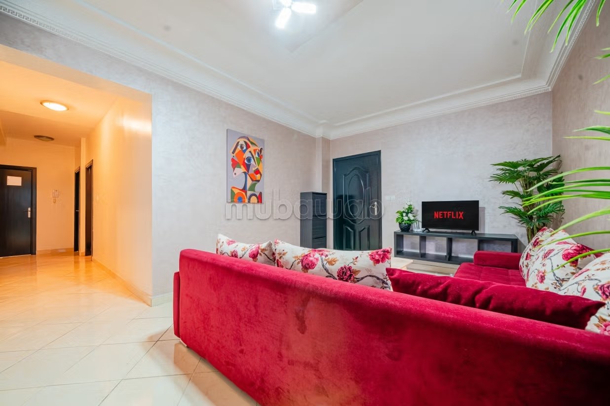 Appartements à louer à Aharrarine. Superficie 101 m². Salon typique marocain, résidence sécurisée - Photo 15