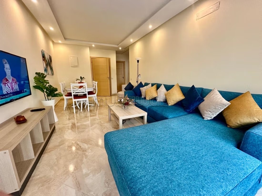 Location d'un appartement à Assanaouber. 
Superficie 74 m². 
Terrasse et ascenseur - Photo 2