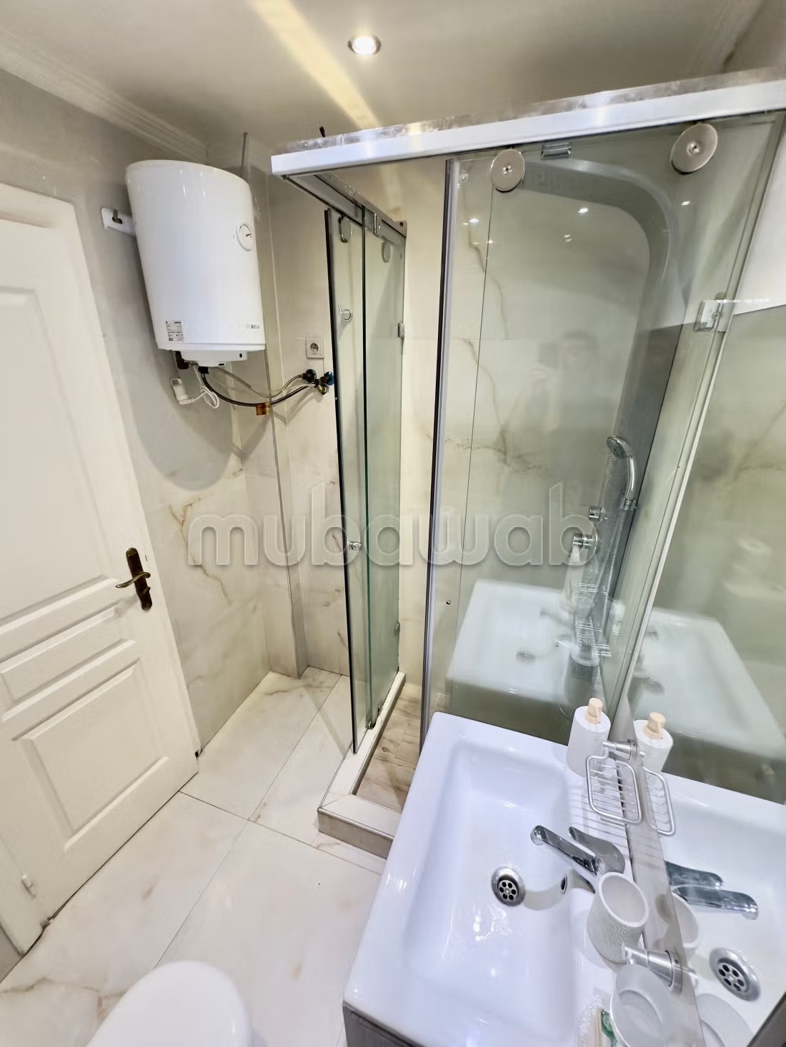 Location d'un appartement à Bourgogne Est. Superficie 55 m². Salon traditionnel marocain, résidence sécurisée - Photo 18